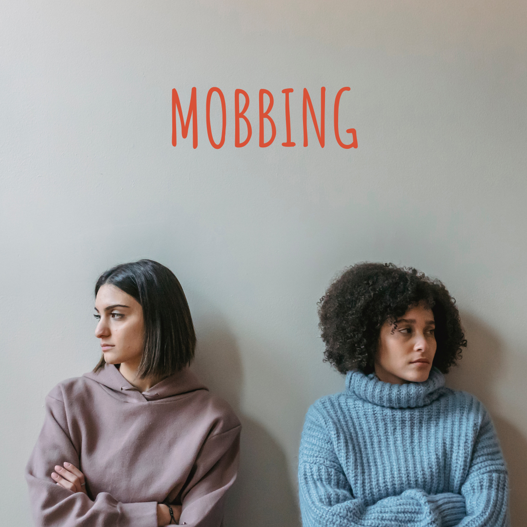 Mobbing Bild von zwei Frauen